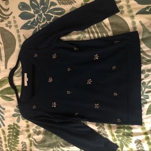 Loft lightweight sweater with embellishments